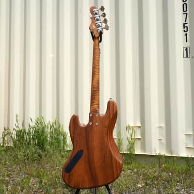 G&L USA Custom Shop JB Satin Frost 4-String Electric Bass Guitar w/ Black Tolex Case (2025) image 3