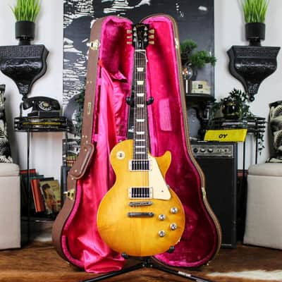 Preowned 2017 Gibson Les Paul Tribute Electric Guitar - Satin Faded Honey Burst w/ Gator Hardshell Case image 15