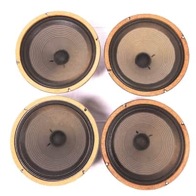 Celestion 4 x G12H30 Blackbacks Vintage 1977 Kurt Mueller Cones image 2