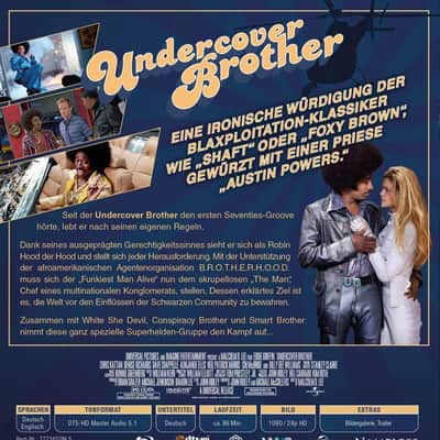 undercover brother new sealed german blu ray dvd - comedy movie denise richards snoop dog song hip hop rap image 2