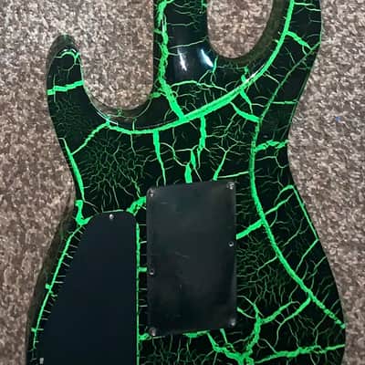 Jackson X Series Soloist SLX DX green crackle electric guitar image 7