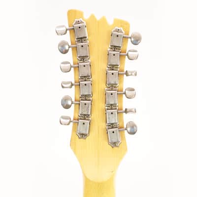 1966 Mosrite The Ventures Model XII 12-String Vintage Electric Solidbody Guitar – ’66 Post Vibramute in Original Dark Ink Blue Metallic w/ Orig. Hard Case (T193) image 22