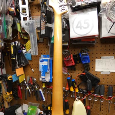 Fender Custom Shop '64 Jazz Bass 2002 - Reliced Olympic White image 11