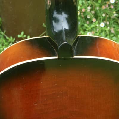 Yamaha Nippon Gakki Dynamic ALL Solid Guitar No.40A Red Label  1963 Natural+Original Hard Case image 9
