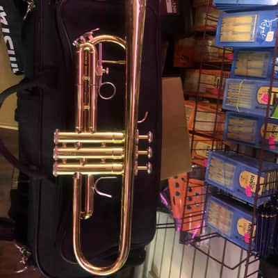 Bach TR300H2 Student Series Bb Trumpet brass image 1