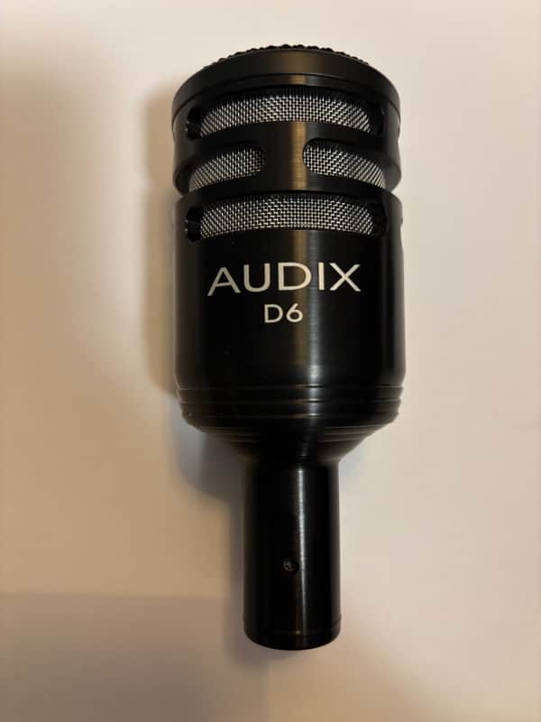 Audix D6 Dynamic Kick Drum Microphone 2010s - Black image 1