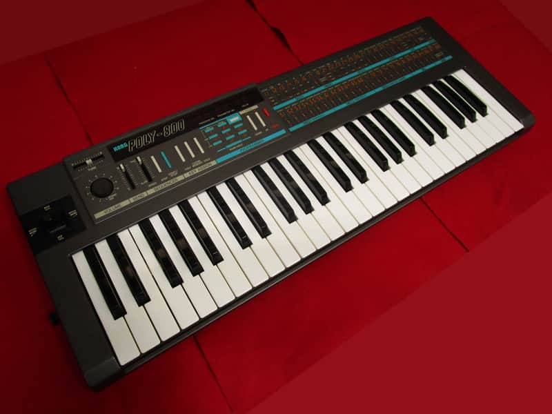 KORG Poly-800 Synthesizer keyboard New memory battery TESTED #23 Bild 1