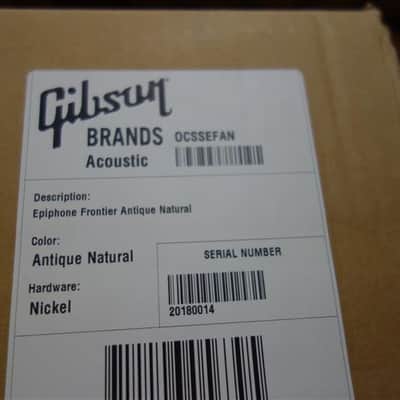Epiphone Frontier Antique Natural image 8