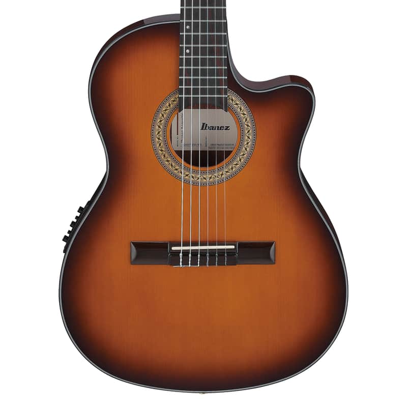 Ibanez GA35TCE A/E Nylon String Guitar - Violin Sunburst High Gloss image 1