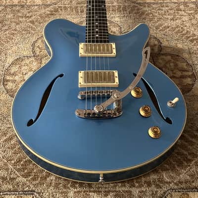 Eastman Romeo LA Semi-Hollow Celestine Blue w/ Hard Case & Free Pro Setup image 4
