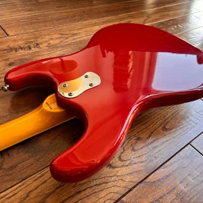 1990s Mosrite The Ventures Vibramute '65 Reissue Electric Guitar Red MIJ Kurokomo Japan image 15