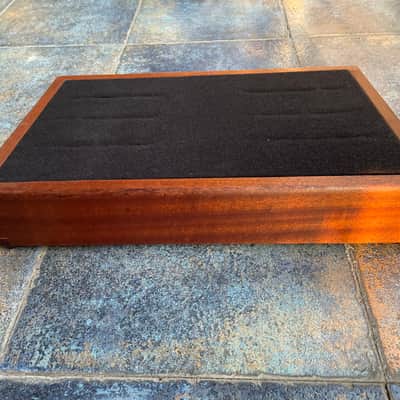 Sapele African Mahogany Custom Pedalboard West Coast Pedalboard Style image 2