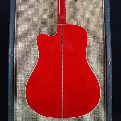 2002 Gibson Dove Artist Cutaway Flame Maple Back and Sides Great Player! (A-19) image 3