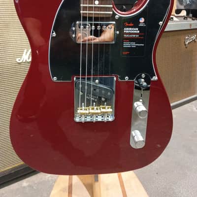 Fender American Performer Telecaster Hum with Rosewood Fretboard 2018 - Present - Aubergine 7.4 Pounds image 1