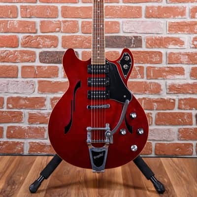 Yamaha SA503 TVL Troy Van Leeuwen Signature Transparent Blood Red 2005 w/OHSC (Owned by Al Jourgensen) image 4
