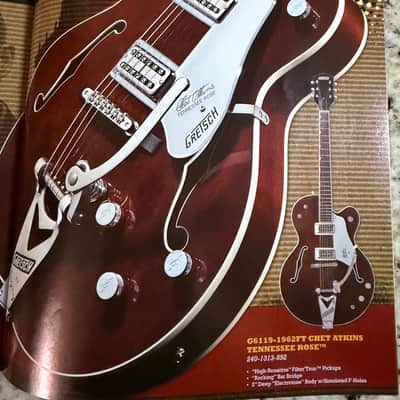 Gretsch Chet Atkins Catalog 2007 6120 6119 6122 country gentlemen Tennessean 6121 Tennessee Rose image 10