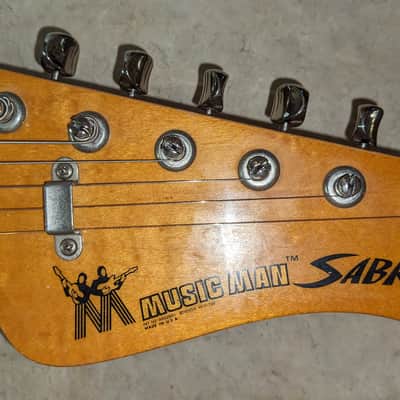 Music Man Sabre 1 1979 (pre-Ernie Ball)- 3 tone burst, all Original, except replaced knobs, ships in Hard Shell Case image 8