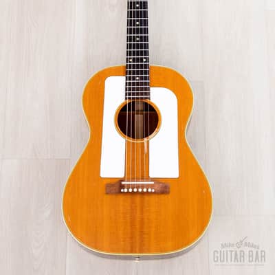 1964 Gibson F-25 Folksinger Vintage X-Braced Acoustic Guitar Natural, Crack-Free w/ Case image 2