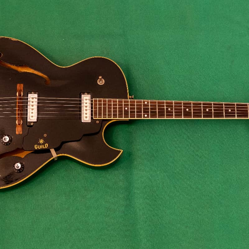 1965 – 1973 Guild T-100D Slim Jim with Single Coils Blonde