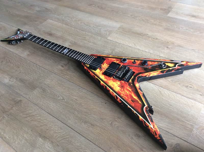 Dean Dimebag Razorback V255 Explosion image 1