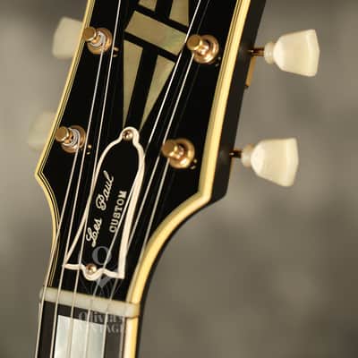 1957 Gibson Les Paul Custom Black w/original Bigsby + "Fretless Wonder" HANG TAG image 8