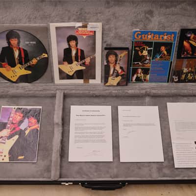 Gary Moore Owned 1984 Hamer Explorer #0731 Natural | Hamer Standard w/One-Piece Flame Honduras Mahogany Back, Flame Maple Top, Honduras Mahogany Neck, Scimitar Headstock w/Rare Flame Maple Veneer, DiMarzio PAF + Hamer Slammer Humbuckers & Sperzel Tuners image 8