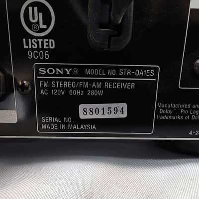SONY STR-DA1ES 5.1 Channel 280 Watt Receiver Elevated Series - 2002 image 13