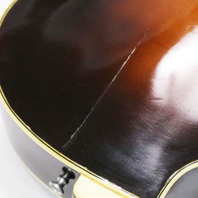 1973 Carl Barney No. 14 7-String Archtop Electric Acoustic Jazz Guitar Dark Sunburst Vintage Original Rare Early Production Made for Bucky Pizzerelli w/ Original Hard Case image 16