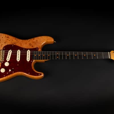 2021 Fender Custom Shop Artisan Maple Burl Stratocaster NOS - Aged Natural | USA Limited Edition Roasted Birdseye Maple Neck Macassar Ebony Fretboard Kloppmann ST60 Pickups | CoA OHSC image 3