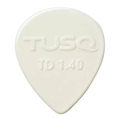 Graph Tech TUSQ Tear Drop Bright Tone Picks 1.4mm (6) - WHITE, PQP-0514-W6