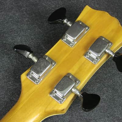 Vintage Aria Made in Japan Model 1410 Hollow Body Electric Bass Guitar image 12