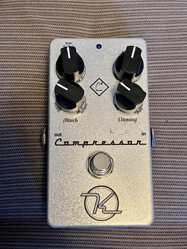 Keeley C4 4-Knob Compressor 2010s - Silver image 1