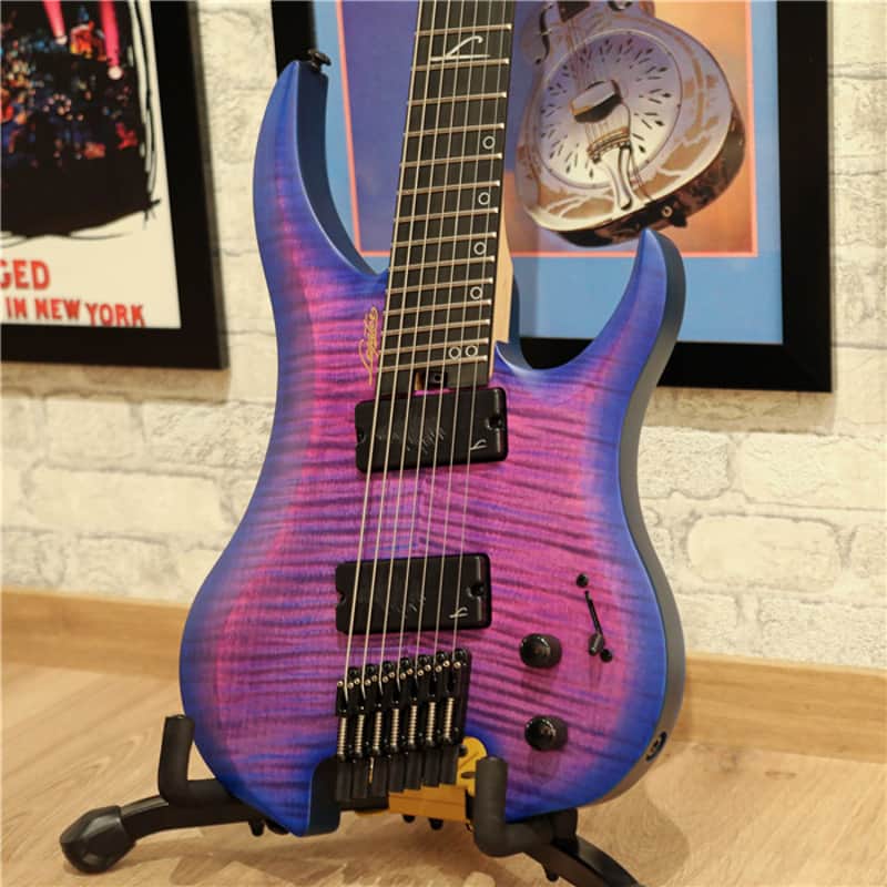 LEGATOR Ghost Super Shred 7-strings Multiscale Hypernova Blue image 1