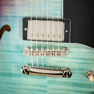 Epiphone ES-335 Figured Semi-hollow Electric Guitar - Blueberry Burst image 10