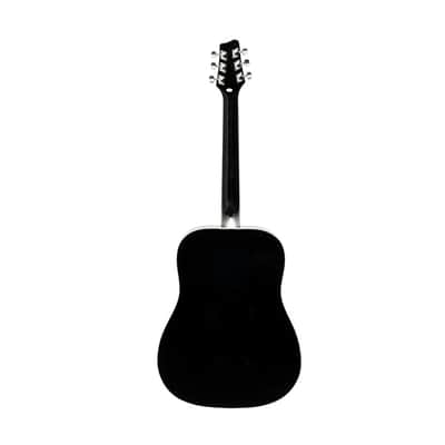 STAGG 4/4 Black Auditorium Acoustic Guitar With Basswood Top image 8