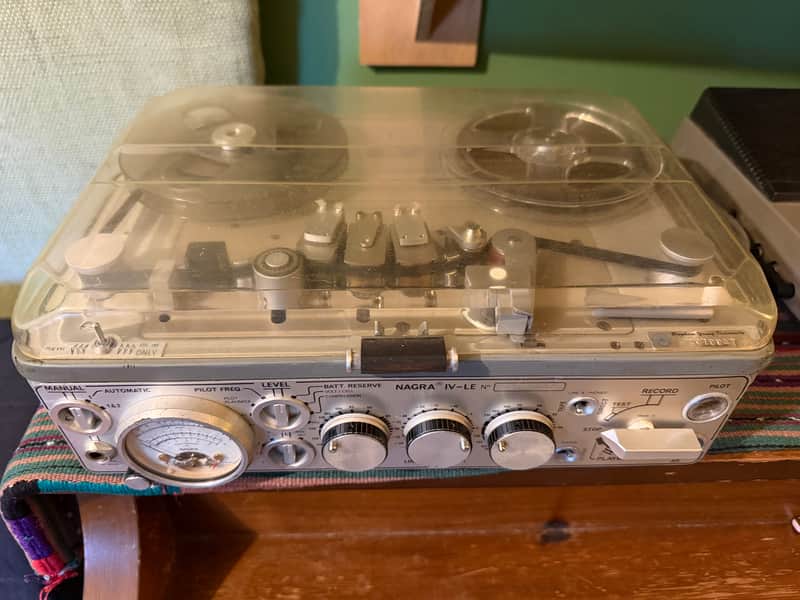 Nagra reel to reel field recorder LE IV Early 60s image 1