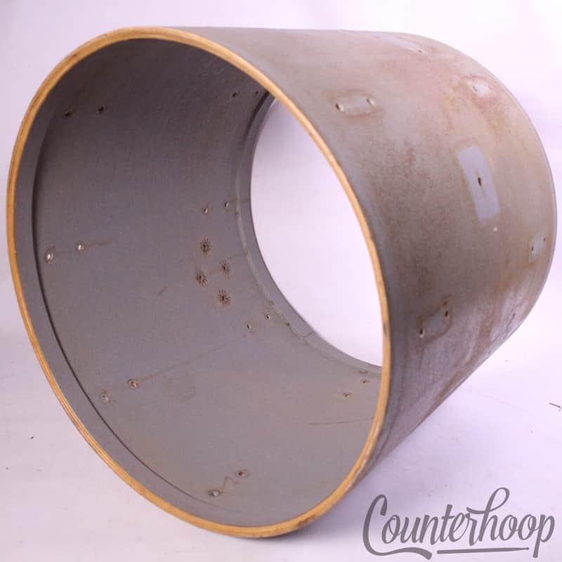 Rogers 18x16"Floor Tom Drum Shell Bass Project Big R 5ply w/Re-Rings Vintage 70s image 1