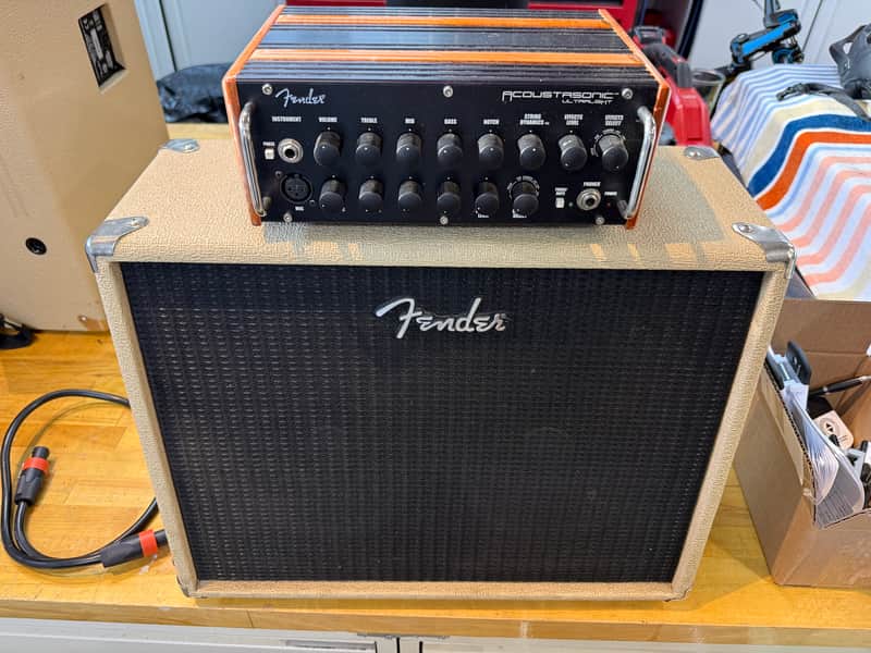 Fender Acoustasonic Ultralight 2-Channel 2 x 125-Watt Acoustic Guitar Amp Head 2006 - 2010 - Natural Maple image 1