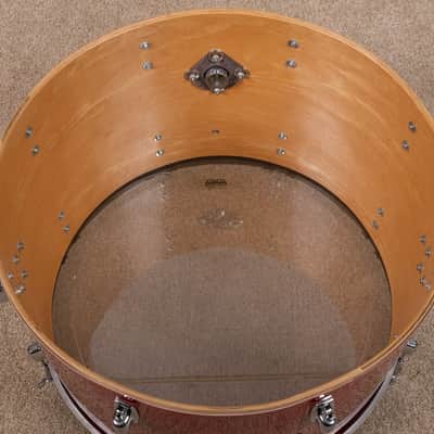 1980s Ludwig "Rocker" Red Cortex Drum Set image 22