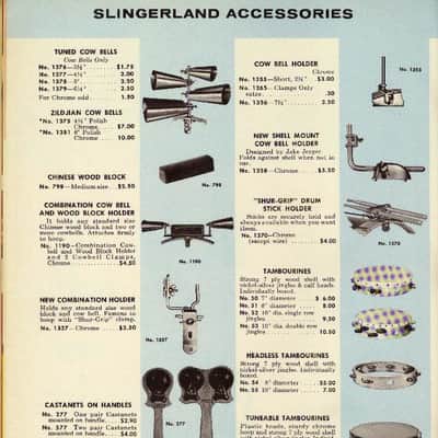 Vintage 1965 Slingerland Springy Drum Stick Holder For Your Bass Drum image 5