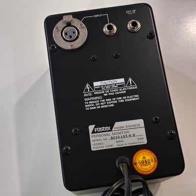 Vintage Fostex 6301B 80s 90s - Made in Taiwan - with XLR image 6