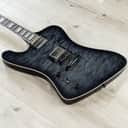 ESP LTD Phoenix-1000 Left-Handed Guitar, Macassar Ebony, See Thru Black Sunburst