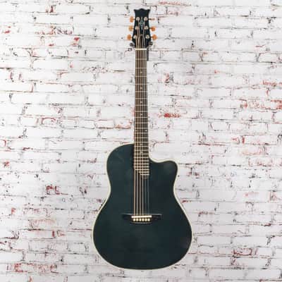 Alvarez - 1590 Fusion (Yairi DY-88-Style)  Acoustic Electric Guitar - Black - w/HSC - x4391 - USED image 10
