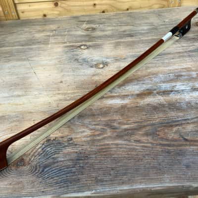 Double Bass French Bow - Rarer Flamed Pernambuco - Otto Spengler - Gawwjuss image 3