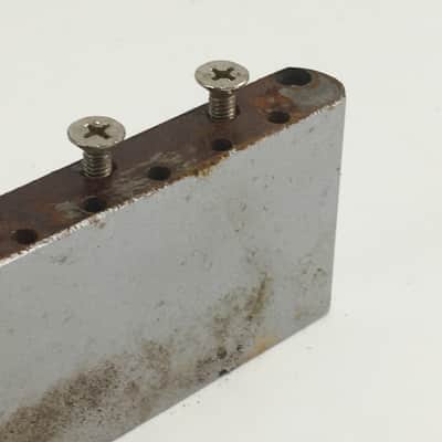 1984-87 Vintage Fender Japan Lefty Tremolo Strat Block Left Relic E Serial  MIJ image 3