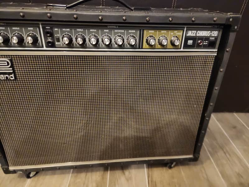 Roland JC-120 Jazz Chorus 2-Channel 120-Watt 2x12" Guitar Combo 1975 - 1993 - Black image 1