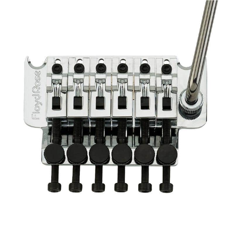 Original Floyd Rose R2 Locking Tremolo Full Assembly Kit Chrome image 1