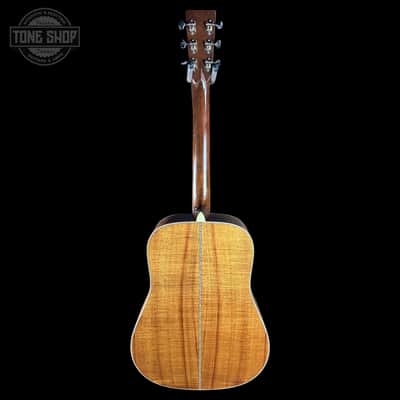 Used 2021 Martin Custom Shop 28 Style Dread VTS Adi/Highly Flamed Koa w/LR Baggs Anthem w/case TSU25221 image 12