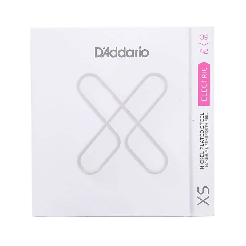 D'Addario XS Coated Nickel Plated Steel Electric Guitar Strings 09-42 image 1