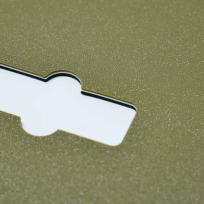 Custom 4-String Jazz Bass Pickguard (10-Hole) - Artisan Series - Textured Olive Drab Green image 5